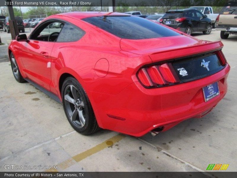 Race Red / Ebony 2015 Ford Mustang V6 Coupe
