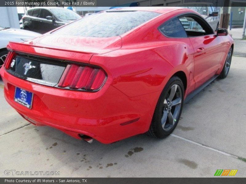 Race Red / Ebony 2015 Ford Mustang V6 Coupe