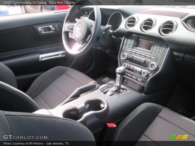 Race Red / Ebony 2015 Ford Mustang V6 Coupe