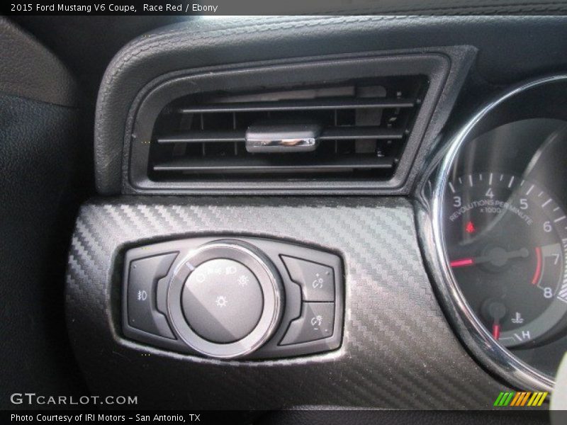 Race Red / Ebony 2015 Ford Mustang V6 Coupe