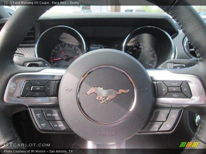 Race Red / Ebony 2015 Ford Mustang V6 Coupe