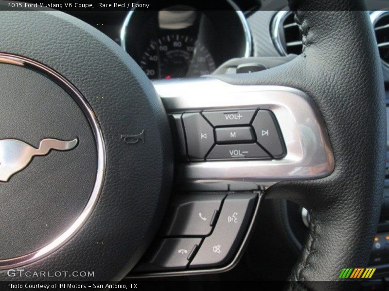 Race Red / Ebony 2015 Ford Mustang V6 Coupe