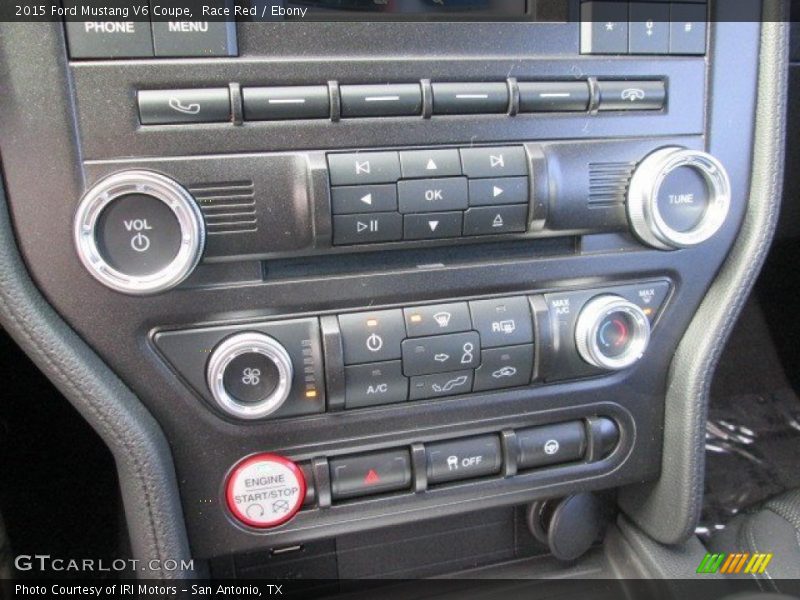 Race Red / Ebony 2015 Ford Mustang V6 Coupe