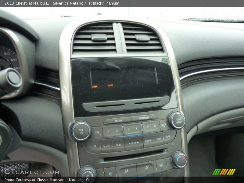 Silver Ice Metallic / Jet Black/Titanium 2013 Chevrolet Malibu LS