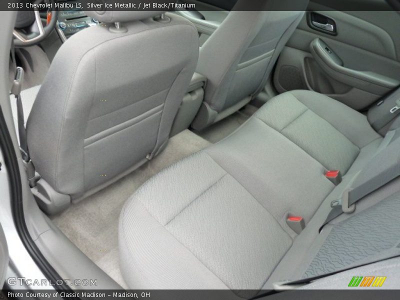 Silver Ice Metallic / Jet Black/Titanium 2013 Chevrolet Malibu LS