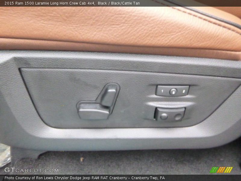 Black / Black/Cattle Tan 2015 Ram 1500 Laramie Long Horn Crew Cab 4x4