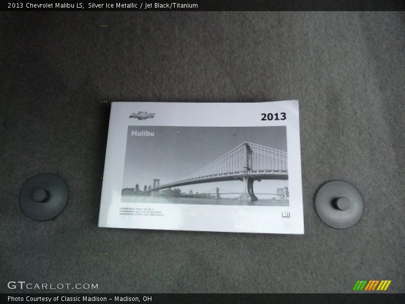 Silver Ice Metallic / Jet Black/Titanium 2013 Chevrolet Malibu LS