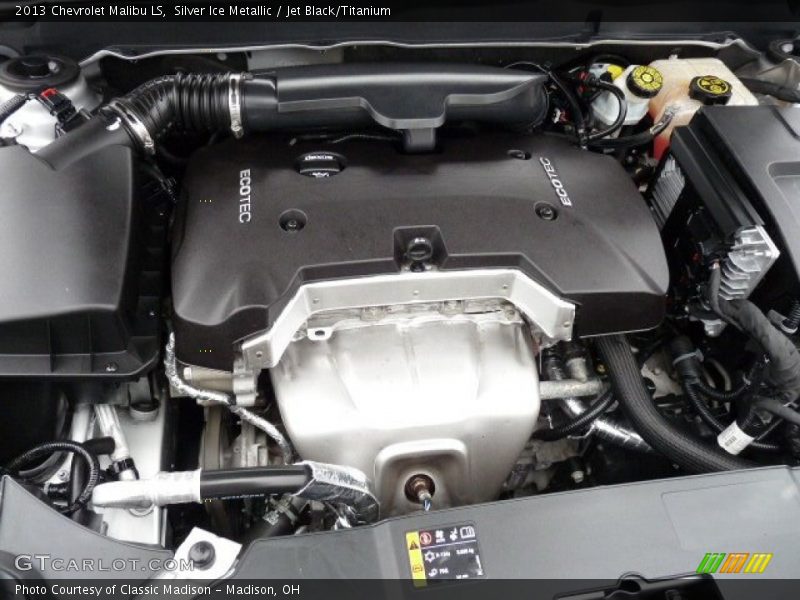 Silver Ice Metallic / Jet Black/Titanium 2013 Chevrolet Malibu LS