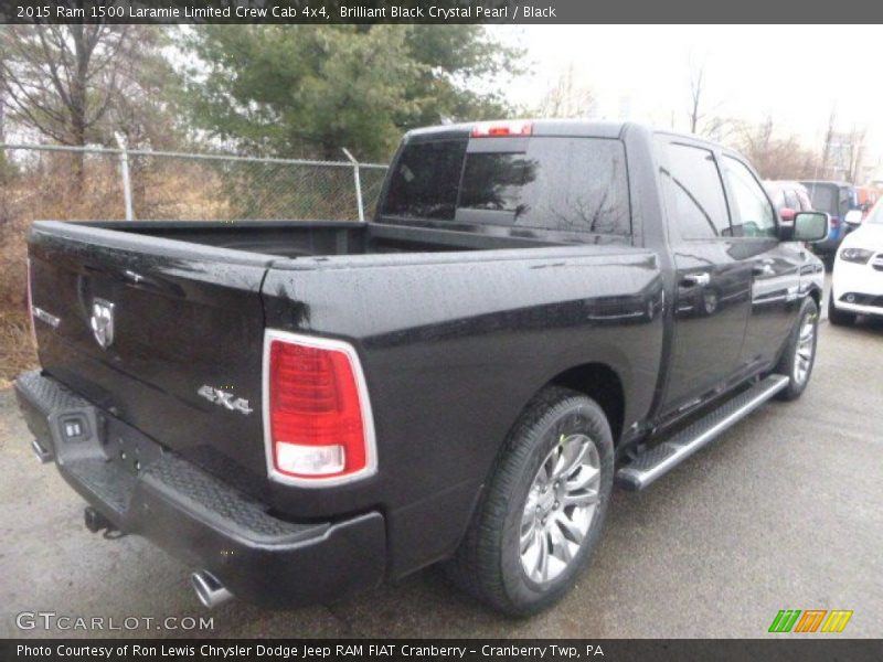  2015 1500 Laramie Limited Crew Cab 4x4 Brilliant Black Crystal Pearl