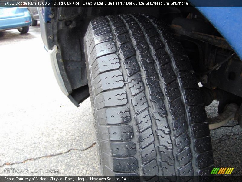 Deep Water Blue Pearl / Dark Slate Gray/Medium Graystone 2011 Dodge Ram 1500 ST Quad Cab 4x4