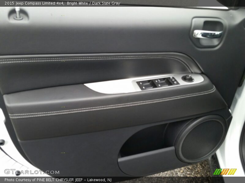 Bright White / Dark Slate Gray 2015 Jeep Compass Limited 4x4