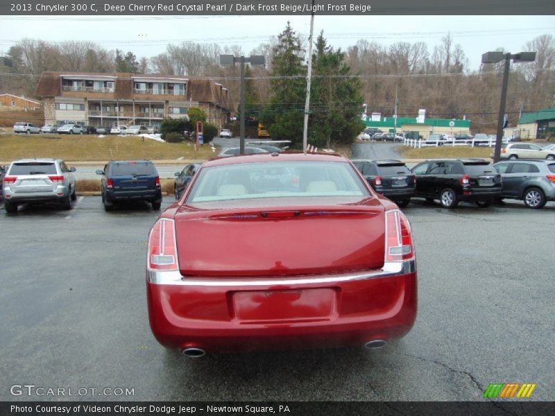 Deep Cherry Red Crystal Pearl / Dark Frost Beige/Light Frost Beige 2013 Chrysler 300 C