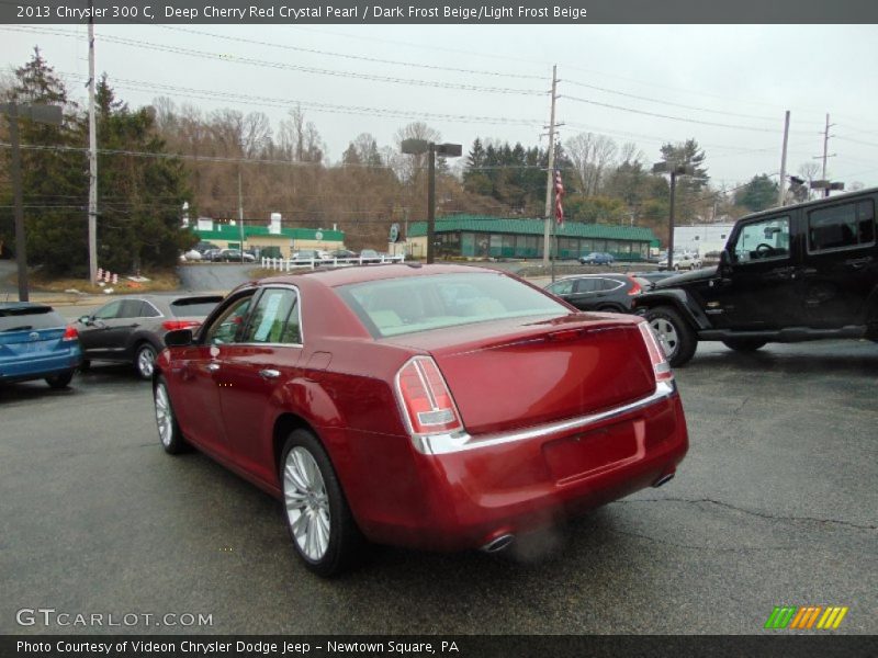 Deep Cherry Red Crystal Pearl / Dark Frost Beige/Light Frost Beige 2013 Chrysler 300 C