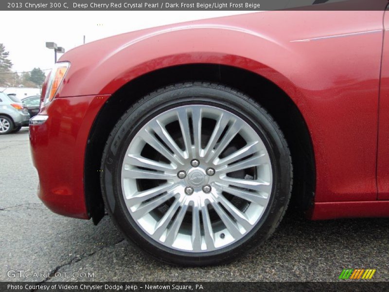 Deep Cherry Red Crystal Pearl / Dark Frost Beige/Light Frost Beige 2013 Chrysler 300 C