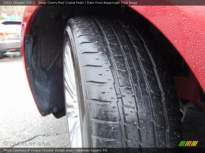 Deep Cherry Red Crystal Pearl / Dark Frost Beige/Light Frost Beige 2013 Chrysler 300 C