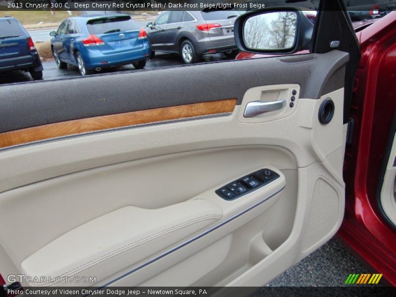 Deep Cherry Red Crystal Pearl / Dark Frost Beige/Light Frost Beige 2013 Chrysler 300 C