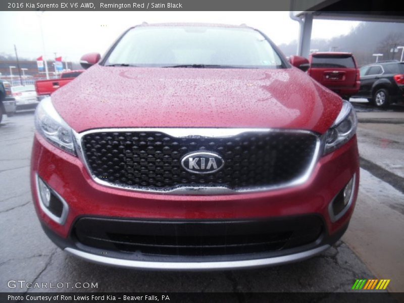 Remington Red / Satin Black 2016 Kia Sorento EX V6 AWD