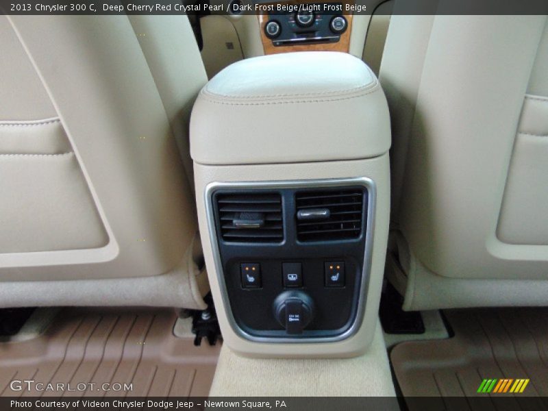 Deep Cherry Red Crystal Pearl / Dark Frost Beige/Light Frost Beige 2013 Chrysler 300 C