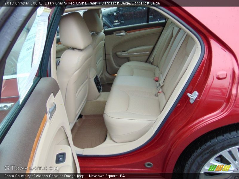 Deep Cherry Red Crystal Pearl / Dark Frost Beige/Light Frost Beige 2013 Chrysler 300 C