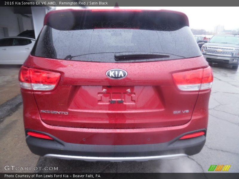 Remington Red / Satin Black 2016 Kia Sorento EX V6 AWD
