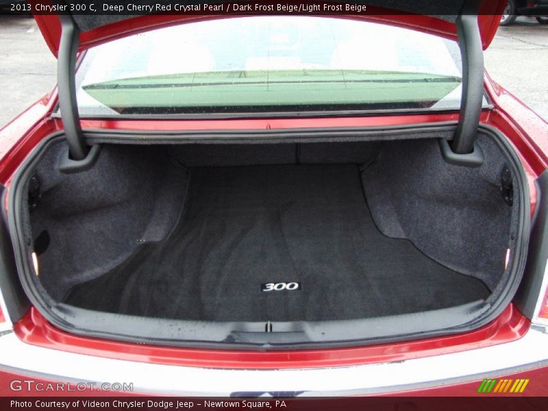 Deep Cherry Red Crystal Pearl / Dark Frost Beige/Light Frost Beige 2013 Chrysler 300 C