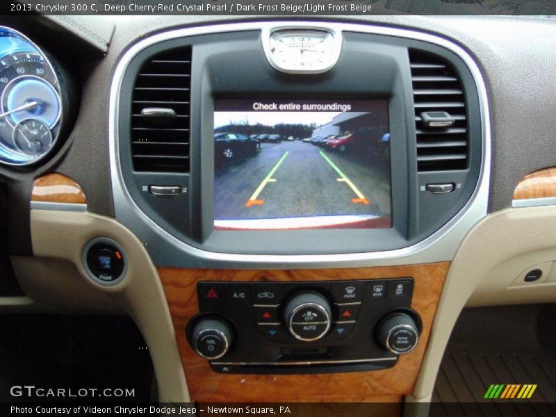Deep Cherry Red Crystal Pearl / Dark Frost Beige/Light Frost Beige 2013 Chrysler 300 C