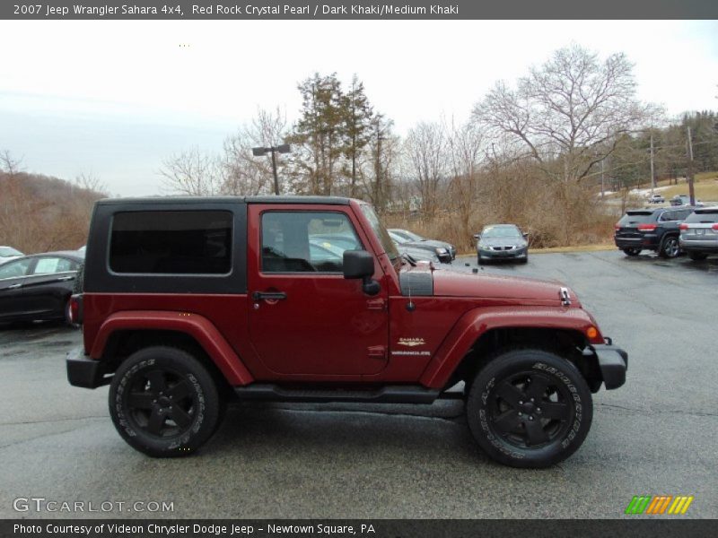 Red Rock Crystal Pearl / Dark Khaki/Medium Khaki 2007 Jeep Wrangler Sahara 4x4