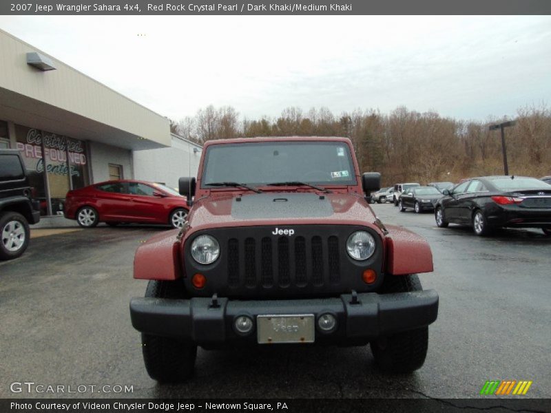Red Rock Crystal Pearl / Dark Khaki/Medium Khaki 2007 Jeep Wrangler Sahara 4x4