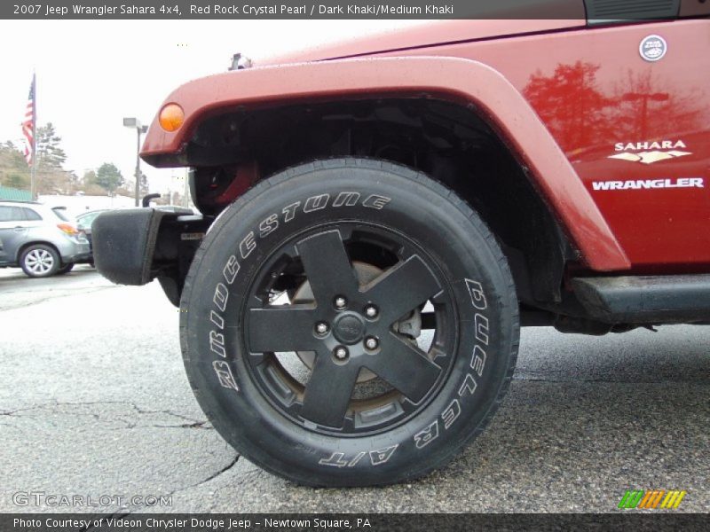 Red Rock Crystal Pearl / Dark Khaki/Medium Khaki 2007 Jeep Wrangler Sahara 4x4