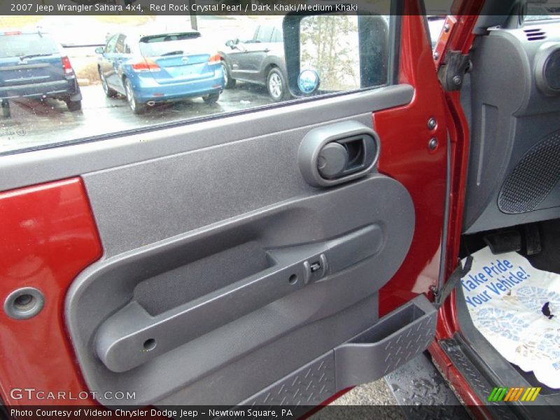 Red Rock Crystal Pearl / Dark Khaki/Medium Khaki 2007 Jeep Wrangler Sahara 4x4