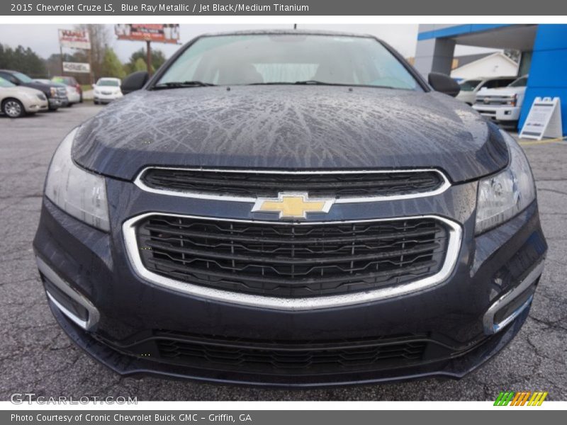 Blue Ray Metallic / Jet Black/Medium Titanium 2015 Chevrolet Cruze LS