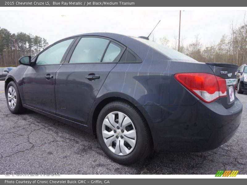 Blue Ray Metallic / Jet Black/Medium Titanium 2015 Chevrolet Cruze LS
