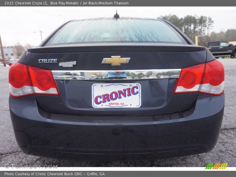 Blue Ray Metallic / Jet Black/Medium Titanium 2015 Chevrolet Cruze LS