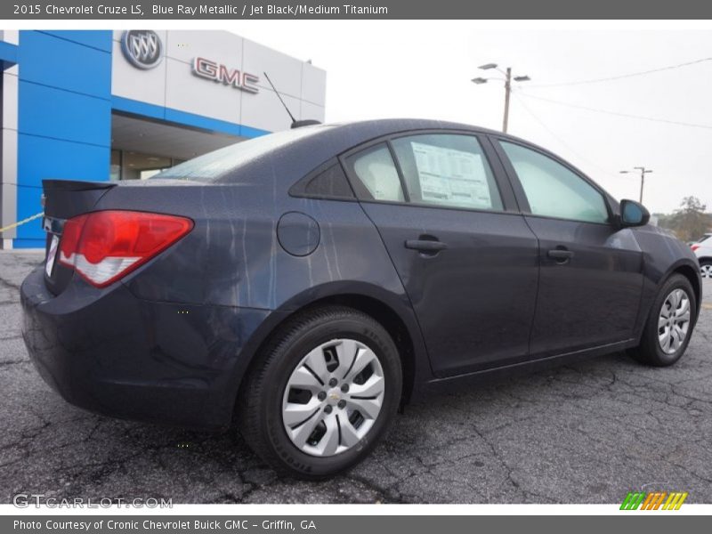Blue Ray Metallic / Jet Black/Medium Titanium 2015 Chevrolet Cruze LS