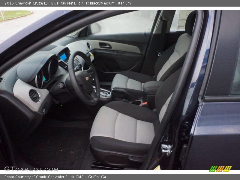 Blue Ray Metallic / Jet Black/Medium Titanium 2015 Chevrolet Cruze LS