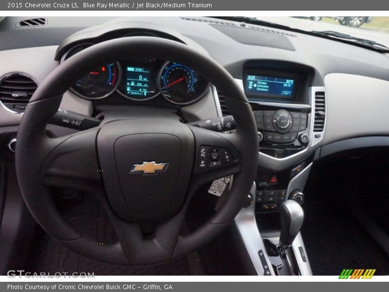 Blue Ray Metallic / Jet Black/Medium Titanium 2015 Chevrolet Cruze LS