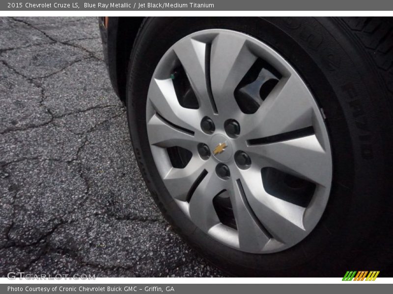 Blue Ray Metallic / Jet Black/Medium Titanium 2015 Chevrolet Cruze LS