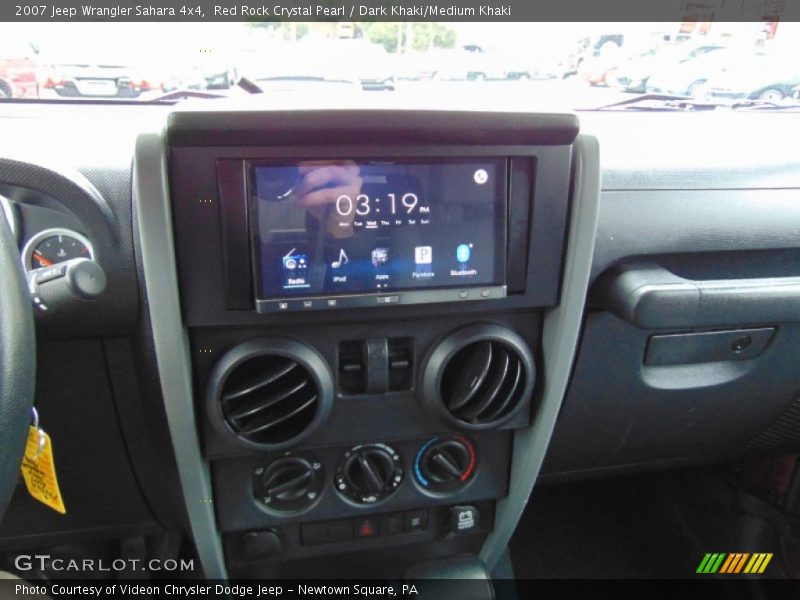 Red Rock Crystal Pearl / Dark Khaki/Medium Khaki 2007 Jeep Wrangler Sahara 4x4