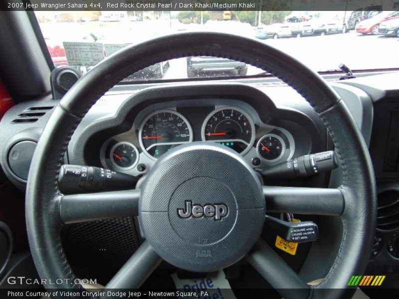 Red Rock Crystal Pearl / Dark Khaki/Medium Khaki 2007 Jeep Wrangler Sahara 4x4