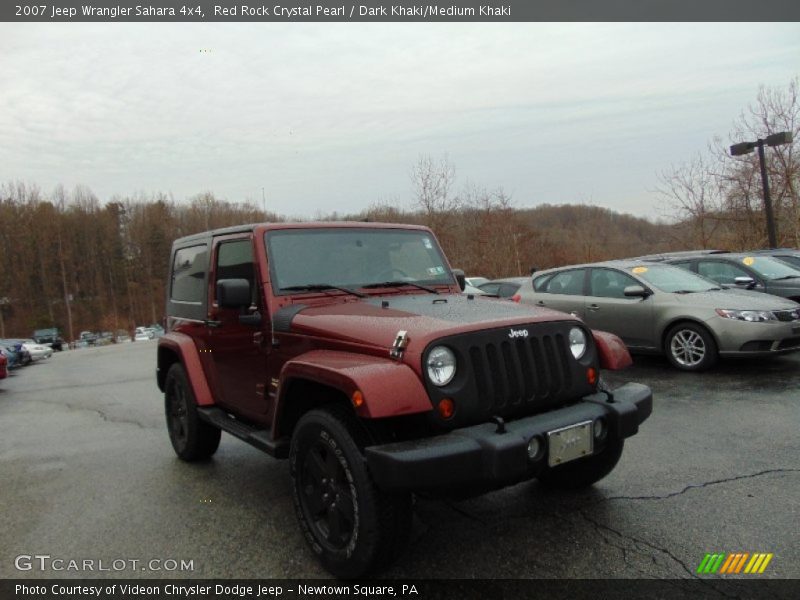 Red Rock Crystal Pearl / Dark Khaki/Medium Khaki 2007 Jeep Wrangler Sahara 4x4