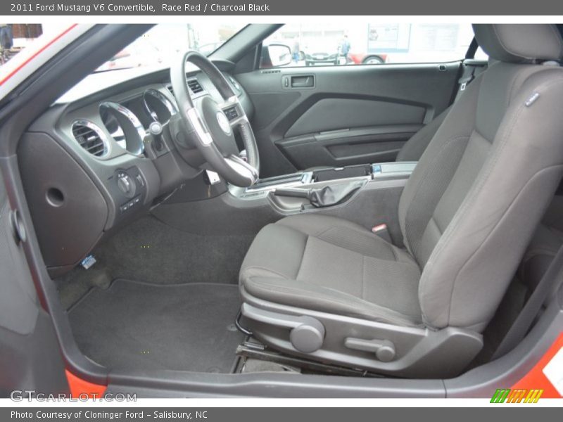 Race Red / Charcoal Black 2011 Ford Mustang V6 Convertible