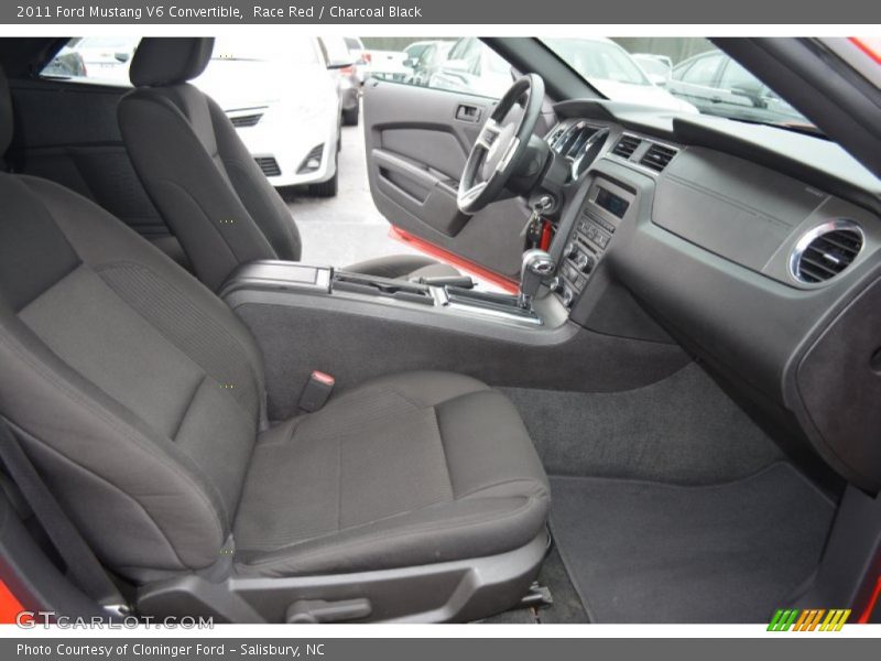 Race Red / Charcoal Black 2011 Ford Mustang V6 Convertible