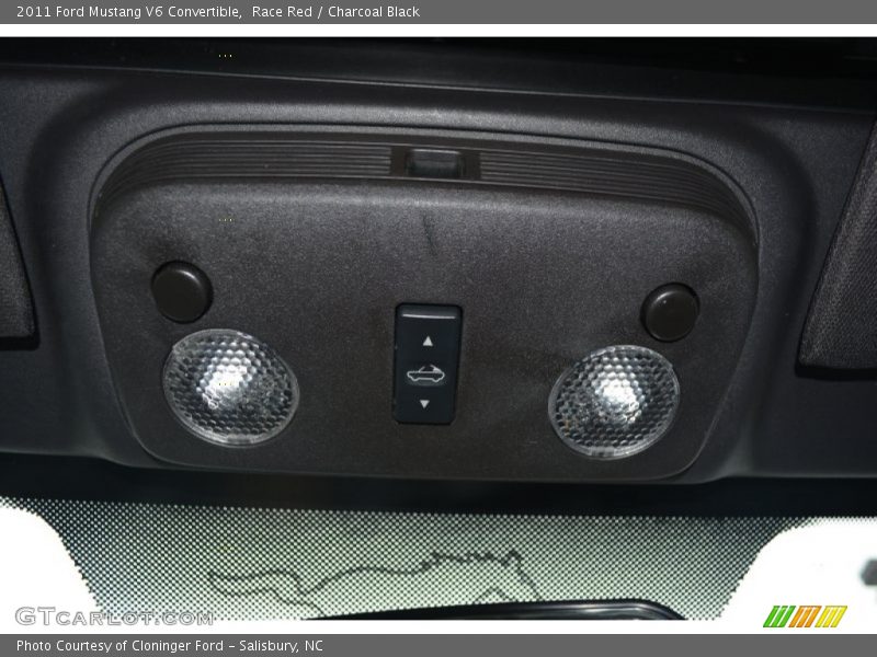 Race Red / Charcoal Black 2011 Ford Mustang V6 Convertible