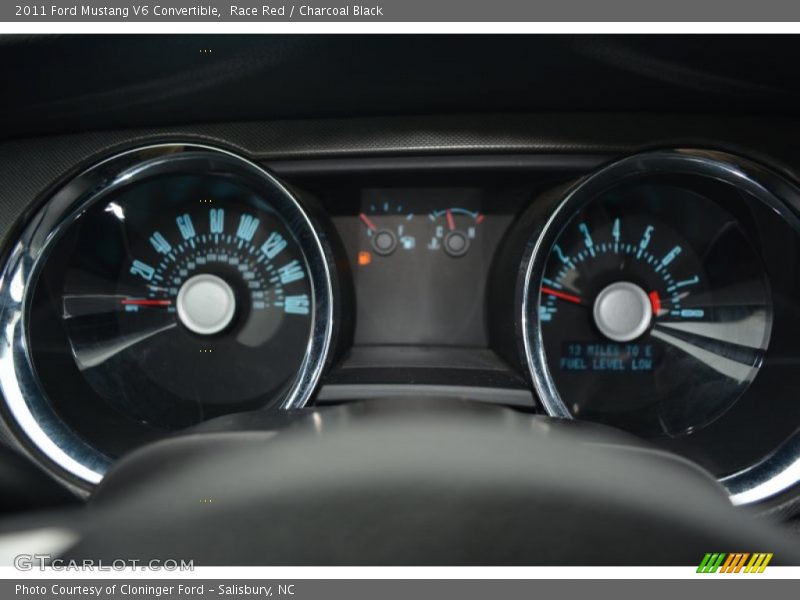 Race Red / Charcoal Black 2011 Ford Mustang V6 Convertible