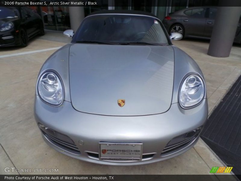 Arctic Silver Metallic / Black 2006 Porsche Boxster S