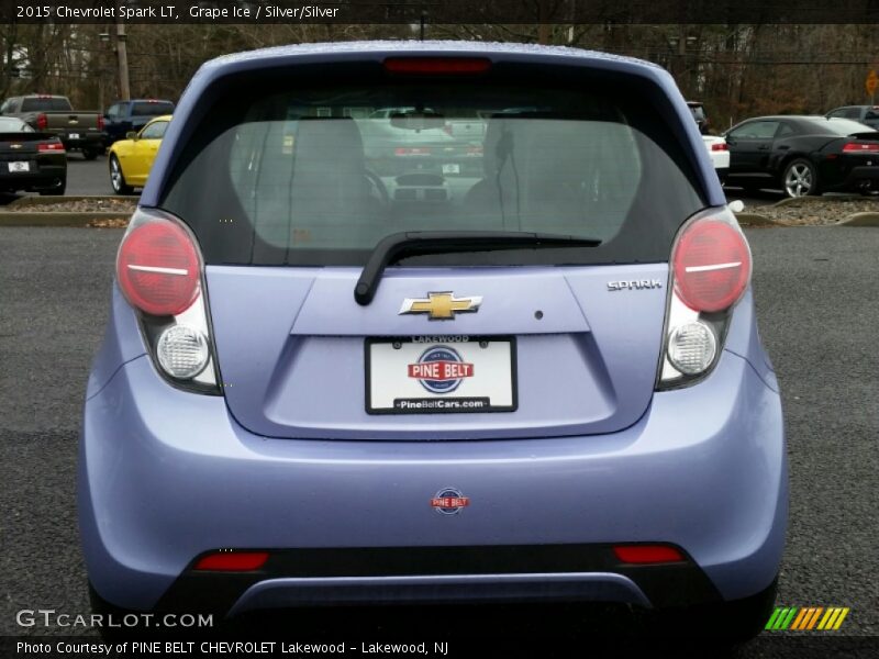 Grape Ice / Silver/Silver 2015 Chevrolet Spark LT
