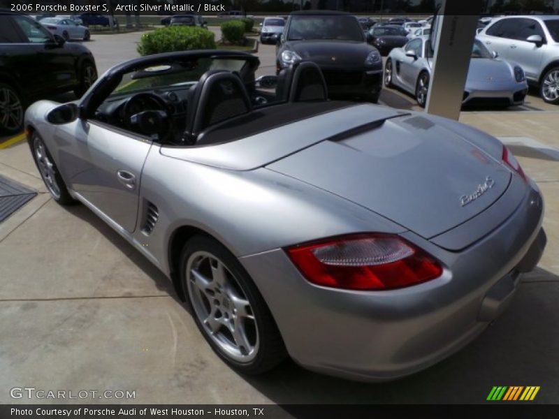 Arctic Silver Metallic / Black 2006 Porsche Boxster S