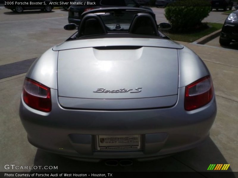 Arctic Silver Metallic / Black 2006 Porsche Boxster S