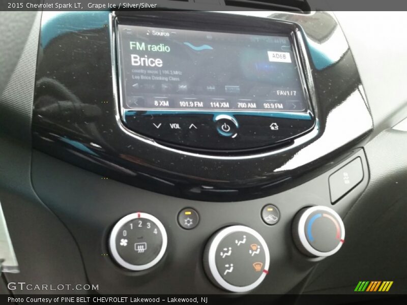 Grape Ice / Silver/Silver 2015 Chevrolet Spark LT