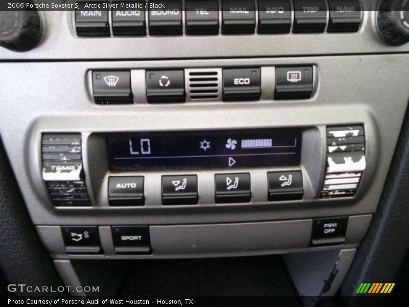 Arctic Silver Metallic / Black 2006 Porsche Boxster S